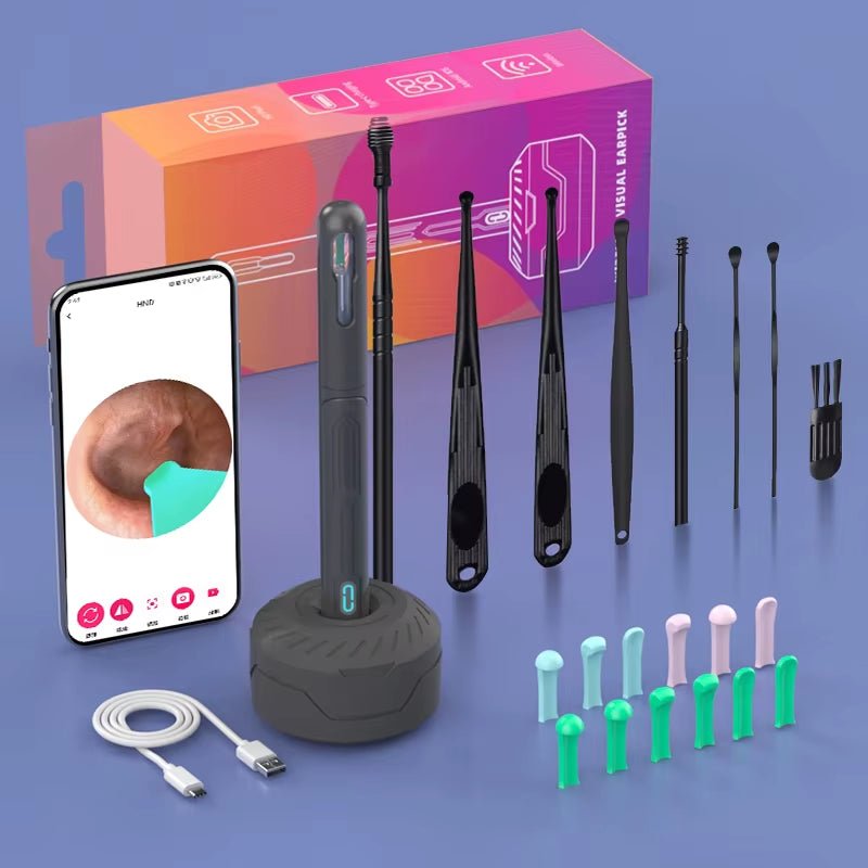 1 Hygi'ear Nettoyant d'Oreilles avec Caméra 360° – Sécurité, Innovation et Confort. - Tec'hygi
