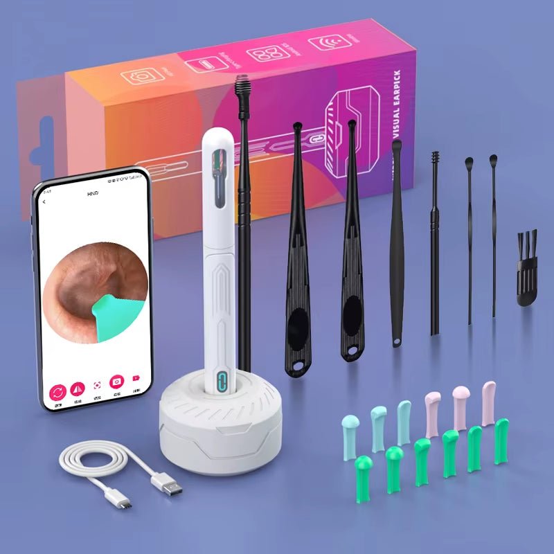 1 Hygi'ear Nettoyant d'Oreilles avec Caméra 360° – Sécurité, Innovation et Confort. - Tec'hygi